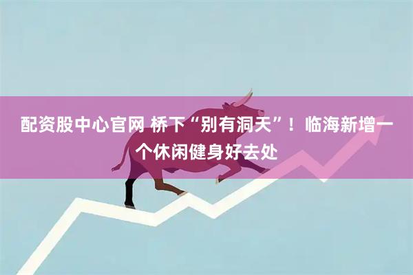 配资股中心官网 桥下“别有洞天”！临海新增一个休闲健身好去处